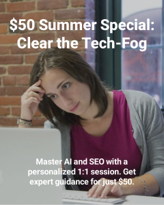 1:1 /hr summer personalized digital marketing training special