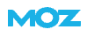 MOZ logo in light blue