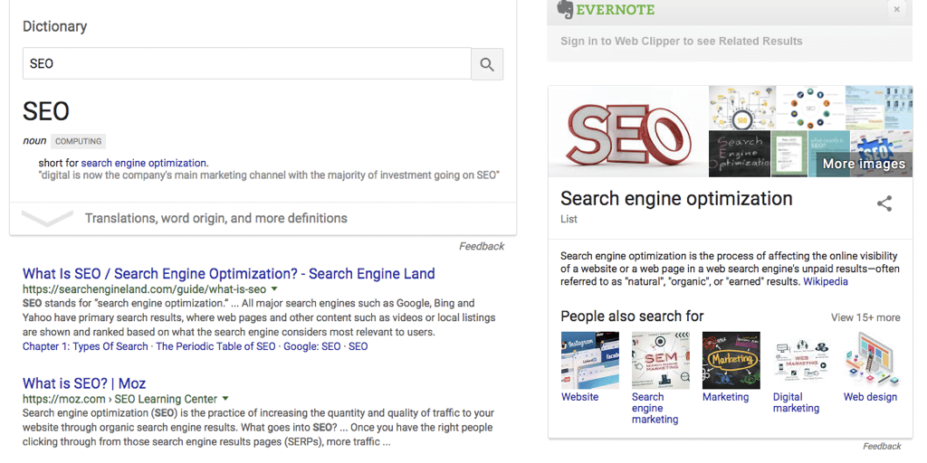 SEO featured snippets