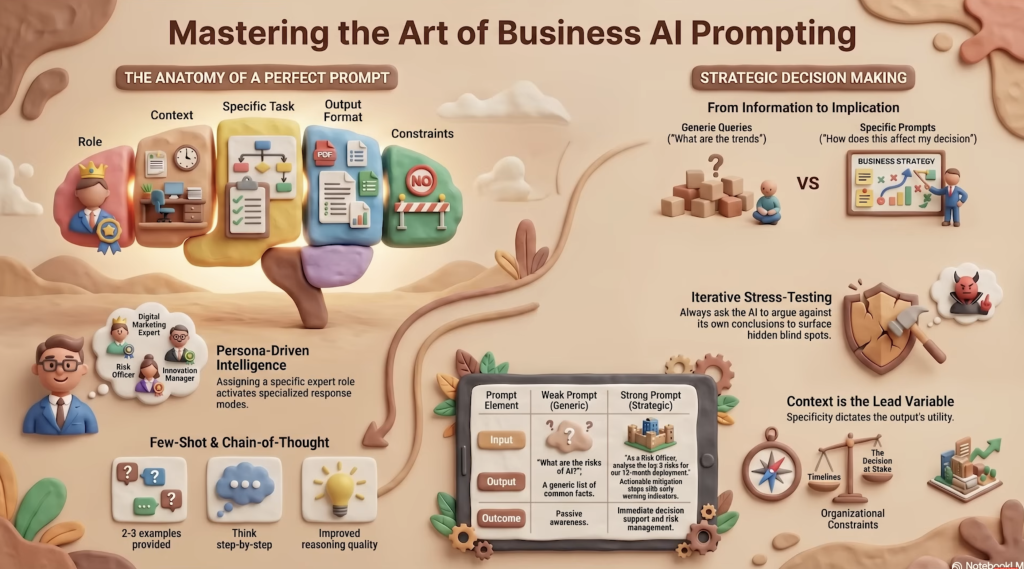 Great B2B Infographic sample of visual marketing. By Skill Leap AI 